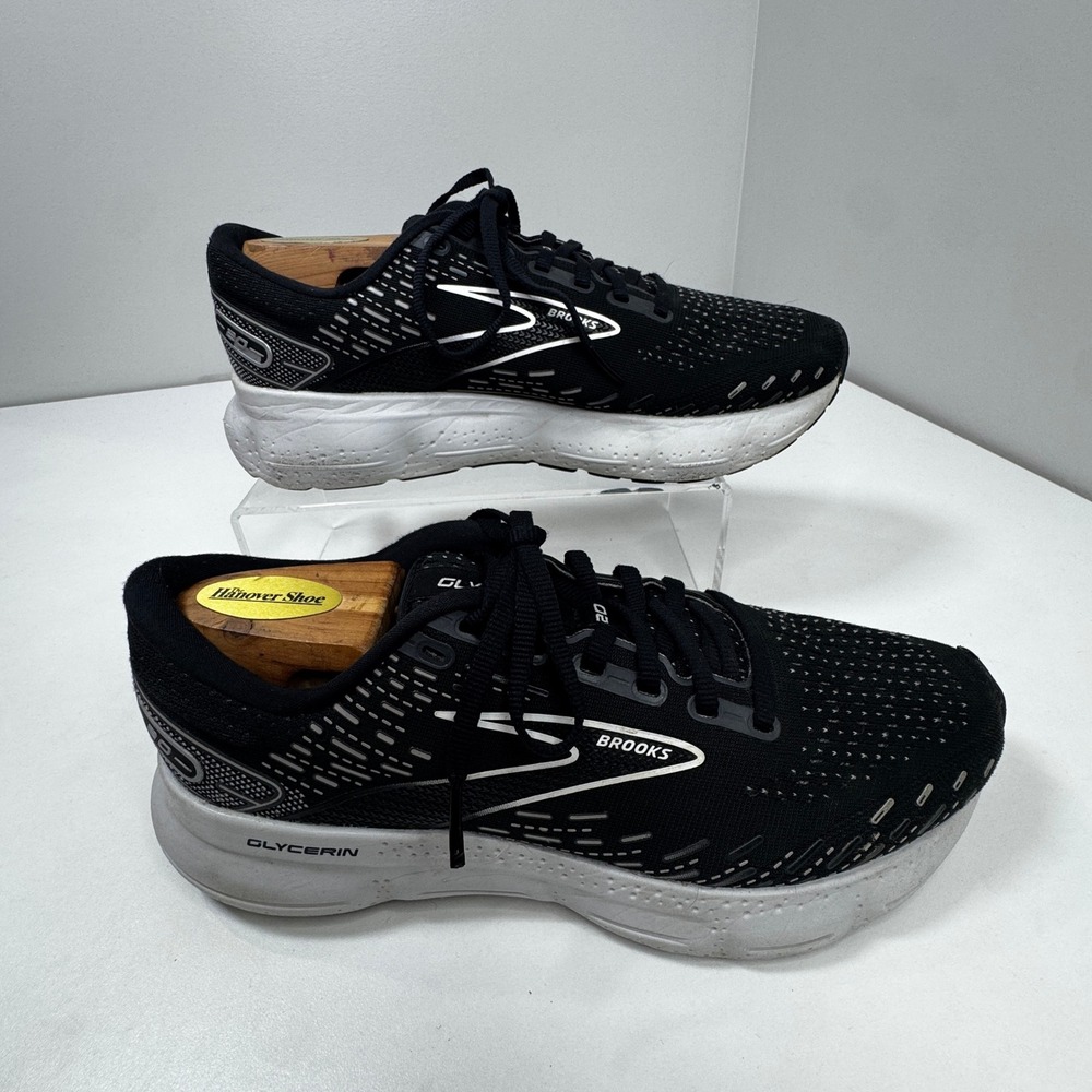 Brooks Glycerin 20 Mens Running Shoes Black White 1203691D059 Size 8.5 Wide D